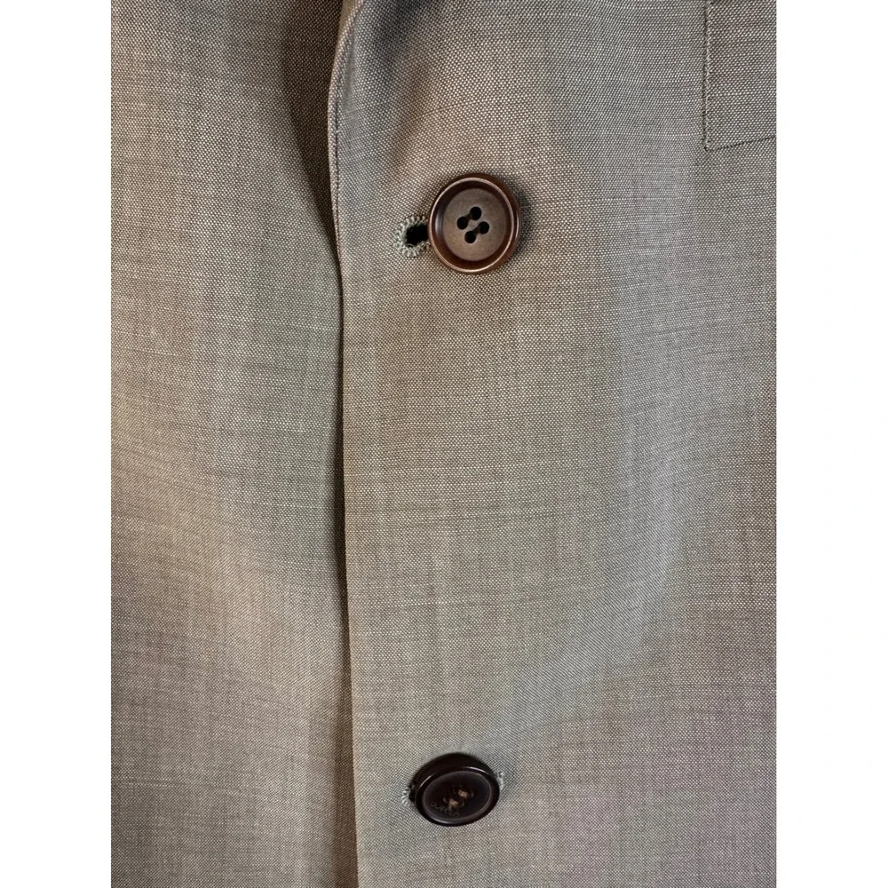 Hugo Boss Men's Tan 3-Button Ticket Pocket Blazer Sport Coat with Trousers40R